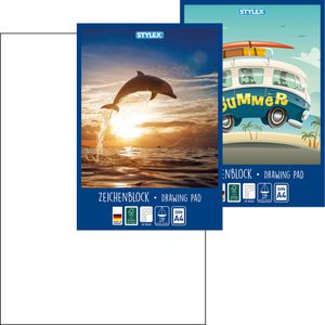 Zeichenblock Stylex 41302, A4