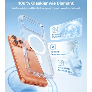 Produktbild für Handyhülle Torras Guardian Magnetic Series MagSafe transparent