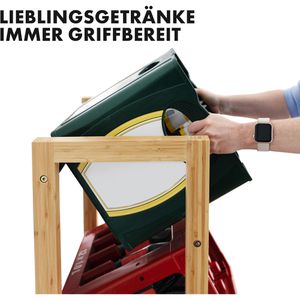 Produktbild für Getränkekistenregal Karat Flash, für 3 Kisten