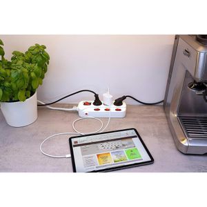 Produktbild für Steckdosenleiste McPower 1300442, mit 1,5m Kabel
