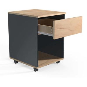 Produktbild für Rollcontainer VCM Dalosa 45 918333, aus Holz, honig-eiche