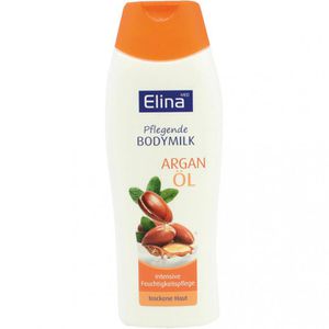 Elina-med Bodylotion Pflegende Bodymilk Arganöl, für trockene Haut, 250ml