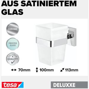 Produktbild für Zahnputzbecher Tesa Deluxxe, 40410, ohne Bohren