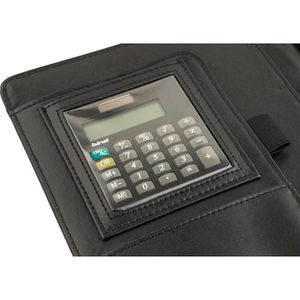 Produktbild für Schreibmappe Alassio 30003, Benaco I schwarz, Kunstleder
