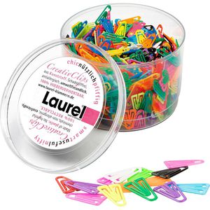 Produktbild für Büroklammern Laurel 0113-98, Plastiklips, 25mm