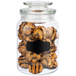 Produktbild für Vorratsglas APS Note 82265, mit Glasdeckel &amp; Beschriftungsfeld