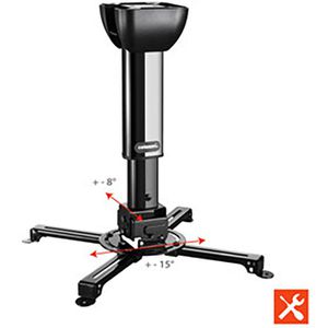 Produktbild für Beamer-Deckenhalterung Celexon MultiCel 3040 Pro, schwarz