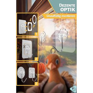 Produktbild für Klebehaken 4smile FS-TP-4HX-M