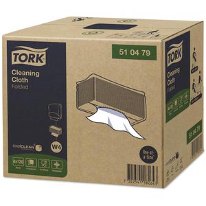 Produktbild für Einwegtücher Tork exelCLEAN, 510479, W4, weiß