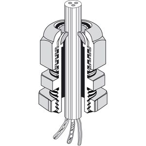 Produktbild für Kabelverschraubung Hensel AKM 20, aus Kunststoff