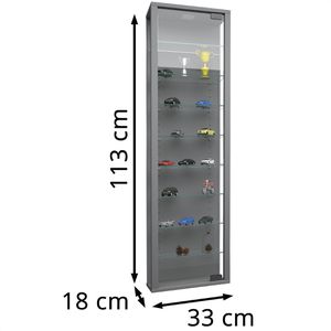Produktbild für Glasvitrine VCM Stano Maxi, hängend
