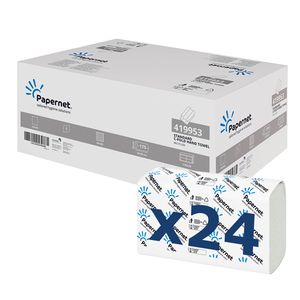 Produktbild für Papierhandtücher Papernet 419953, 1-lagig