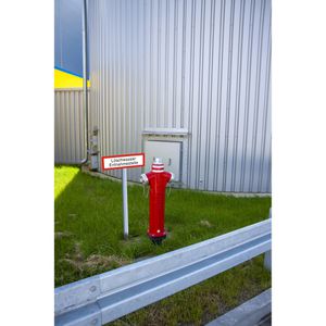 Produktbild für Hinweisschild Abtec DIN 4066, Kunststoff