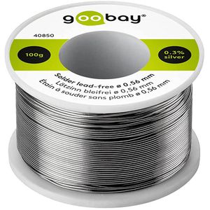 Lötzinn Goobay 40850, mit Flussmittel, bleifrei