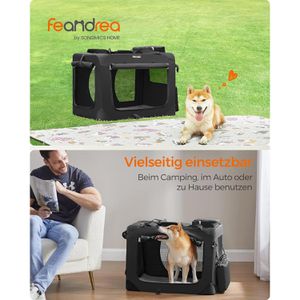Produktbild für Tiertransportbox Feandrea Gr. L, aus Stoff