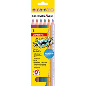 Buntstifte Eberhard-Faber TRI Winner Metallic