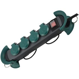 Steckdosenleiste Bachmann Hook Outdoor, 4m Kabel