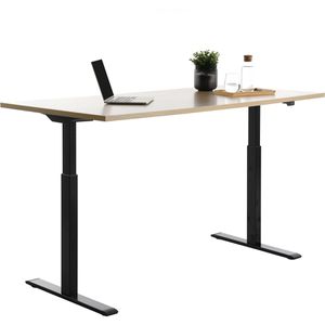 Produktbild für Schreibtisch Topstar E-Table, ahorn / schwarz