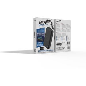 Produktbild für Powerbank Energizer QE20009PQ, 20000mAh
