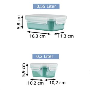 Produktbild für Frischhaltedose Emsa Clip&amp;Close N10310, aus Kunststoff