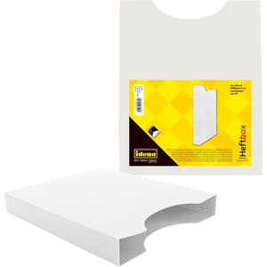 Produktbild für Heftbox Idena 225164, aus Kunststoff, A4