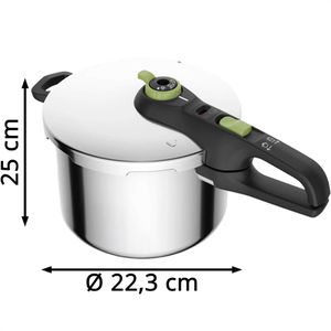Produktbild für Schnellkochtopf Tefal Secure Trendy P25807, 6 Liter