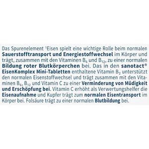 Produktbild für Eisen Sanotact Komplex, 100 Tabletten