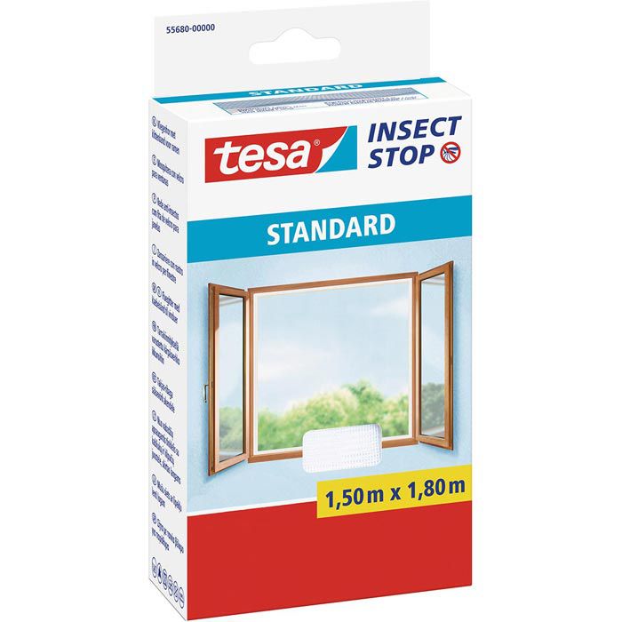 Tesa Fliegengitter für Fenster weiss 1,30m x 1,50m