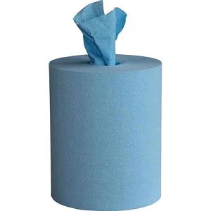 Produktbild für Putztuchrolle Wipex Work, 55207, aus Zellstoffvlies, blau