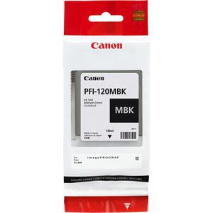 Produktbild für Tinte Canon PFI-120MBK schwarz matt
