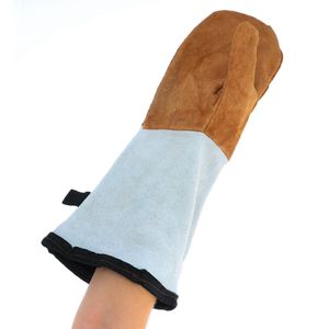 Produktbild für Ofenhandschuh APS Backhandschuhe 88090, braun / grau
