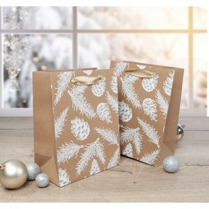 Produktbild für Geschenktüte Sigel GT131, Pine cones and pine branches