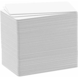 Produktbild für Plastikkarten Durable Duracard, blanko, weiß glänzend