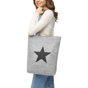 Produktbild für Einkaufstasche Böttcher-AG Shopper Star Dust Go, grau