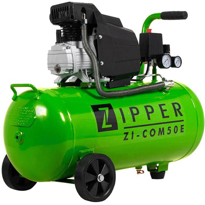 Zipper Kompressor ZI-COM50E, 230V, 8 bar, 50L Kesselinhalt – Böttcher AG | Druckluftgeräte