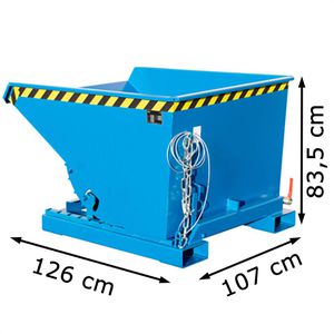 Produktbild für Kippbehälter BAUER EXPO-E 600, für Stapler