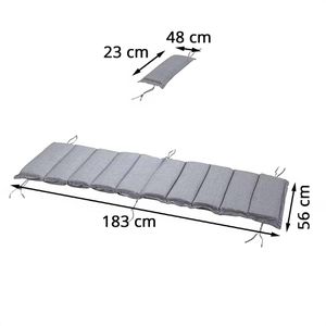 Produktbild für Auflage Deuba 108746, aus Polyester