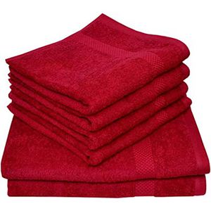 Produktbild für Handtuch Dyckhoff Planet Set, rot, 50 x 100 cm
