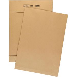 Produktbild für Faltentaschen Idena B4, braun