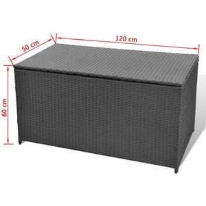 Produktbild für Gartenbox vidaXL 42498, aus Polyrattan