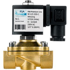 Produktbild für Magnetventil FSA Premium M-1/2-230-C, 1/2 Zoll