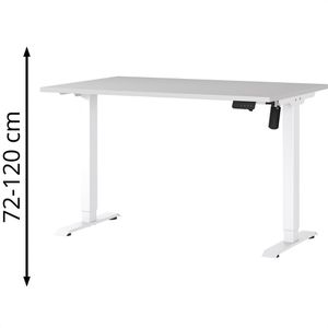Produktbild für Schreibtisch Germania Profi 3.0, 8022-617, kaschmir / weiß