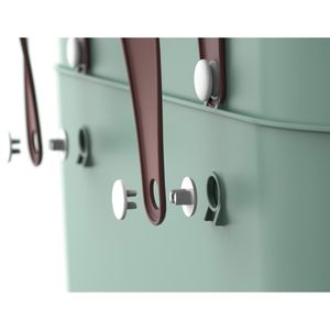 Produktbild für Einkaufskorb Rotho Albula Multibag Style, Mistletoe green
