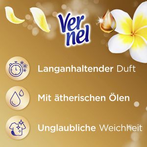 Produktbild für Weichspüler Vernel Aromatherapie, Sinnliche Frangipani