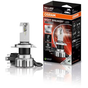 Motorrad-Lampe OSRAM Night Breaker SMART, 6000 Kelvin, H4