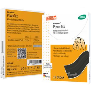 Produktbild für Pflaster Wero PowerTex Wundpflaster, 24 Stück