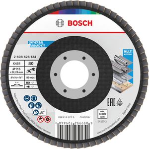 Fächerschleifscheibe Bosch X451, 2608626173