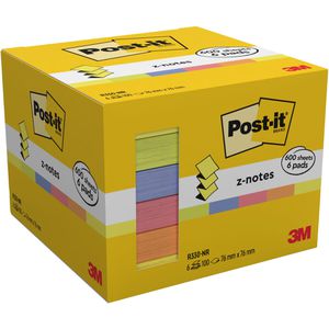 Produktbild für Haftnotizen Post-it Z-Notes, R330NR, neon
