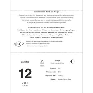 Produktbild für Mondkalender Dumont 197001, Einfach mit dem Mond, Jahr 2027