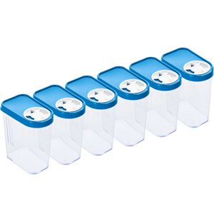 Schüttdose Kigima blau, aus Kunststoff, Set